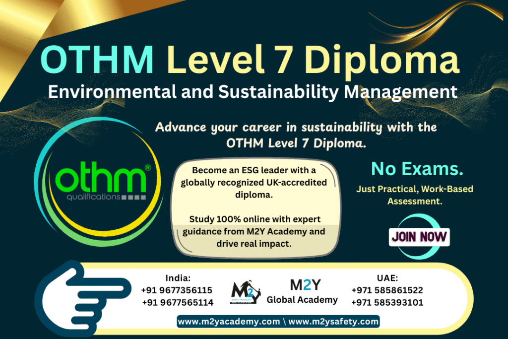 OTHM Level 7 Diploma in Environmental and Sustainability Management